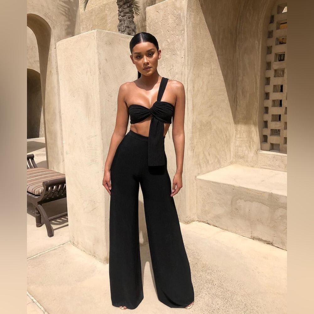 Babyboo Crop Top Black Size 8